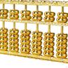 Counting Bead Abacus Alloy Decoration Adornment Mini Educational Desktop Ornament for