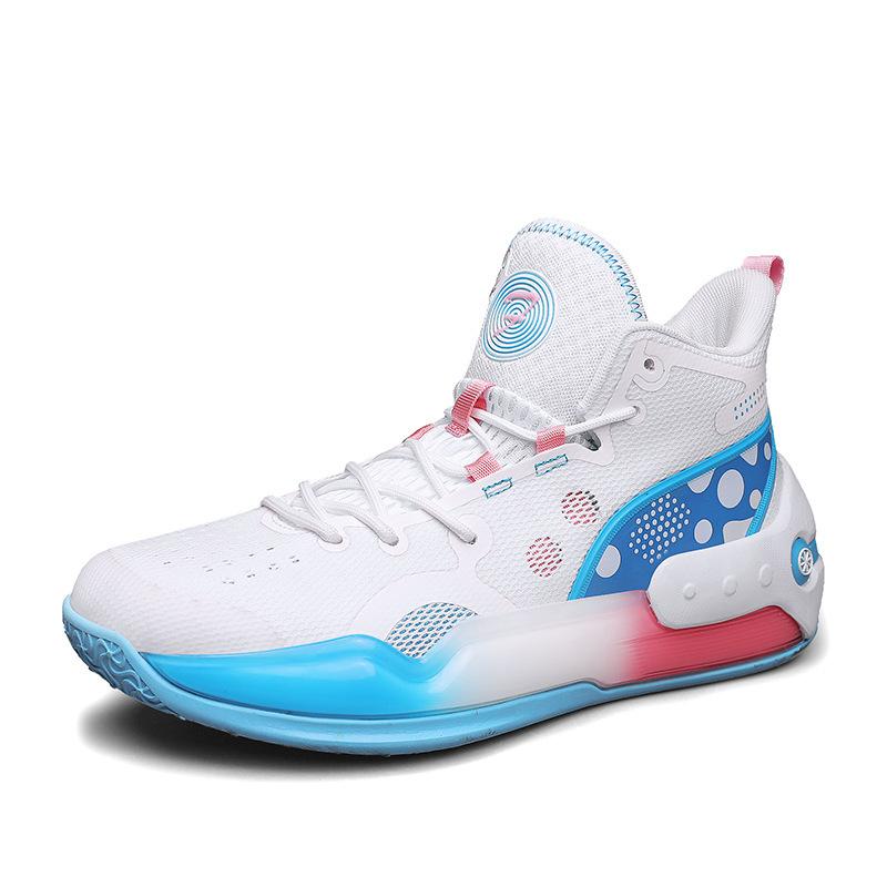 Casual sports shoes 22 summer new mesh breathable youth running shoes trendy shoes basketball shoes 36