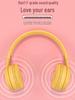 Macaron Wireless Bluetooth Over-Ear Headphones: Stereo, Long Battery, Universal, Perfect for Sports & Gaming.