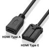 HDMI cable for car navigation E type-A type 1.5m length