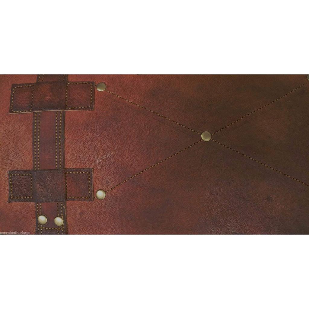 Vintage Genuine Leather Messenger  Laptop Satchel S Shoulder Bag Men's