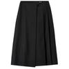 Shangdu Bila Women's Winter Linen Blend High-Waist A-Line Skirt