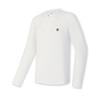 Fila Versatile Comfortable Half-Zip Long Sleeve T-Shirt Men Tops Starlight-White A11M513217FWT