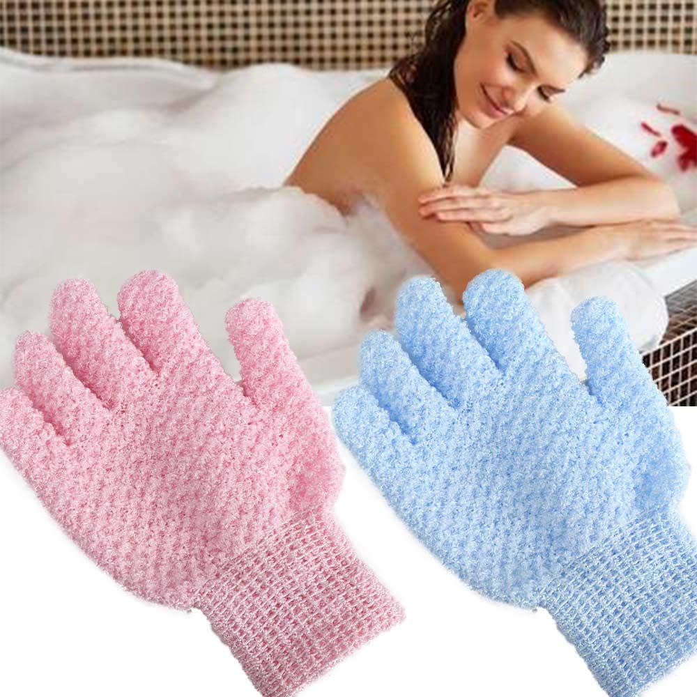 Body Brush SPA Foam Shower Gloves Body Massage Sponge Five-Finger Bath Gloves Scrub Gloves