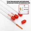21Pcs Airbrush Accessories Kit Steel Nozzle Caps Brushes Needle Wrench Durability Repair Tool For Artists Student