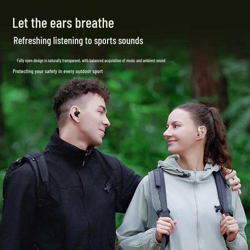 Lansdon AirFit Bone Conduction Open-Ear Sports Bluetooth Earbuds