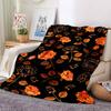 1pc Floral Pattern Lightweight Flannel Blanket, Comfortable and Warm Blanket, for Office and Camping Sofa Bed, Livingroom100