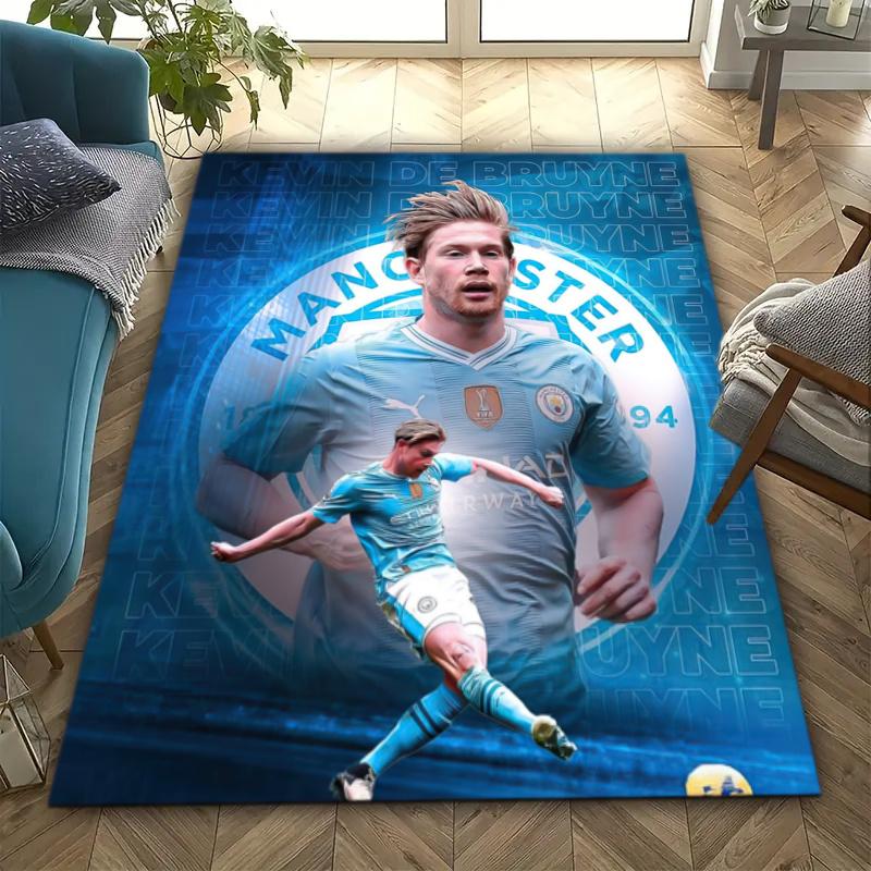Former Manchester City F.C. Belgian athlete Kevin De Bruyne carpet is suitable for living room and bedroom doormats office balcony decorative carpet 1