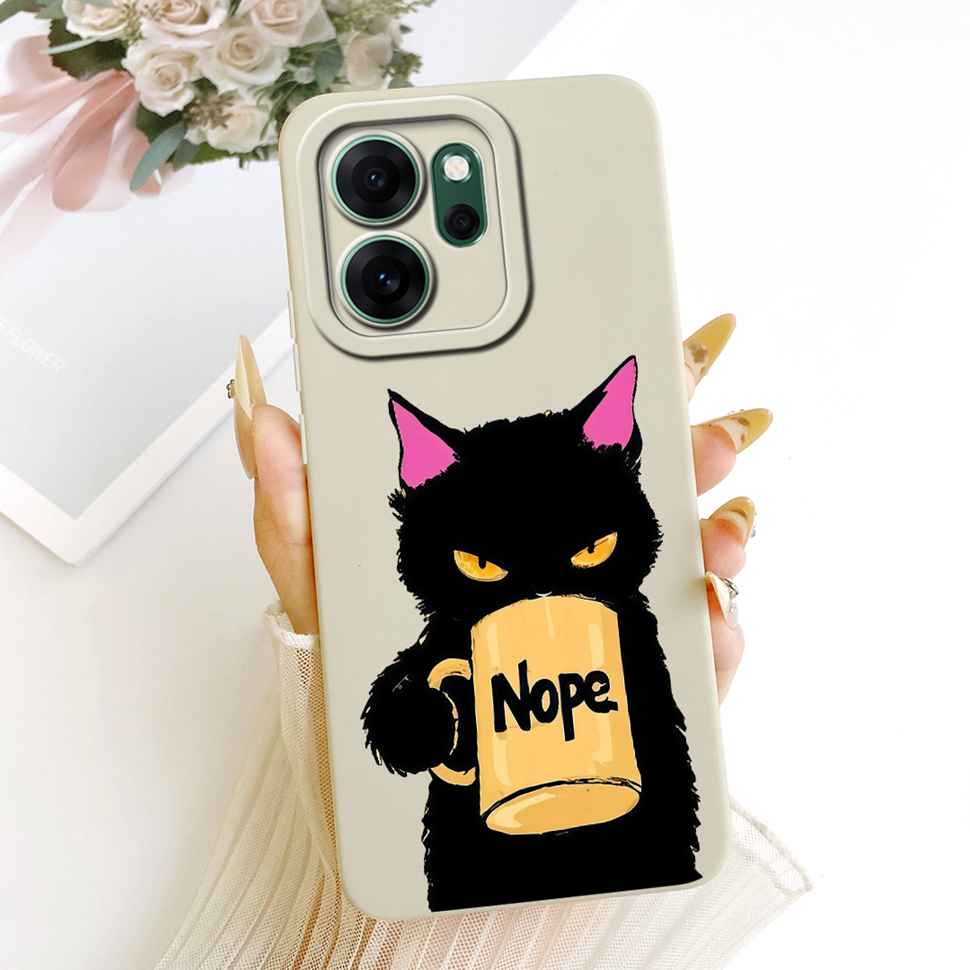 Funda For OPPO Reno 14F 5G Case Cat Dragon Lens Protection Back Cover For OPPO Reno14F Reno14 F CPH2743 5G Coque