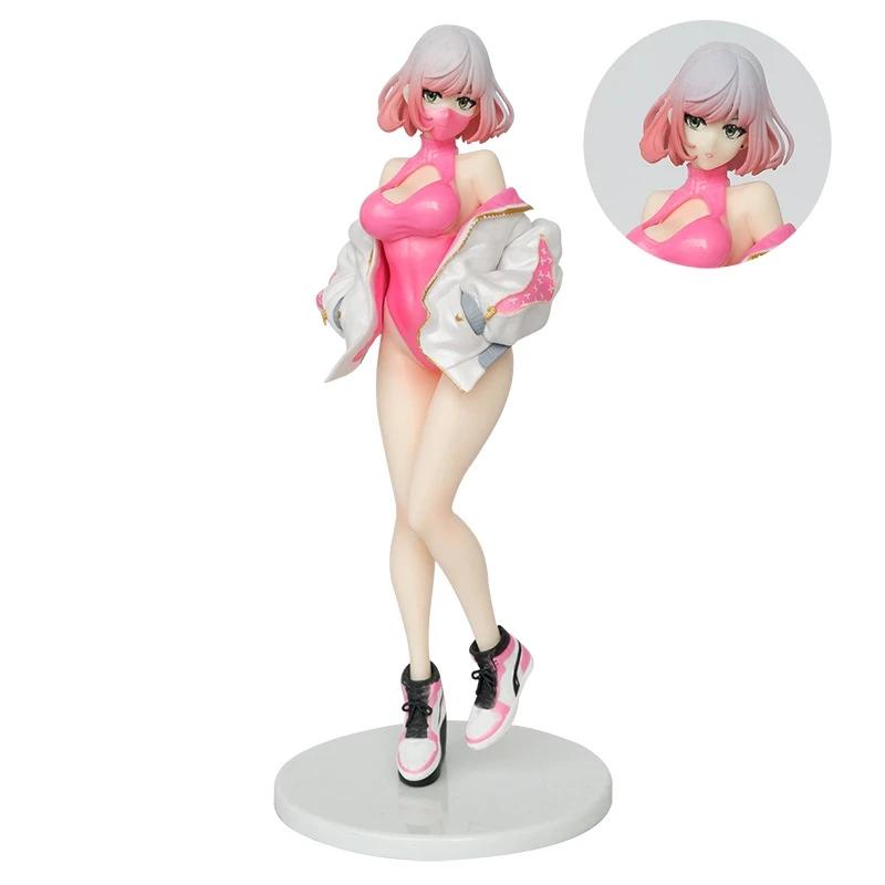 2025 Astrum Sneaker LUNA Figure - High-Slit Siren Pose Anime Figues, Detachable Face Gear & Dorm Decor Bundle No Box