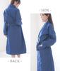 Origin Life Denim After a Hot Long With Waist Wearable With Large Baby Shower 3 Colors to Choose Blue Bathrobe, Loungewear, Pajamas, Roomwear,
