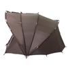 Fishing Tent for 5 People Brown Waterproof