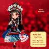 Chinese Ethnic Figures Wooden Magnets - Cultural Souvenir Stickers