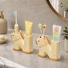 Ceramic Toothpaste Toothbrush Rack 2 Slot Electric Toothbrush Stand Bathroom Accessories