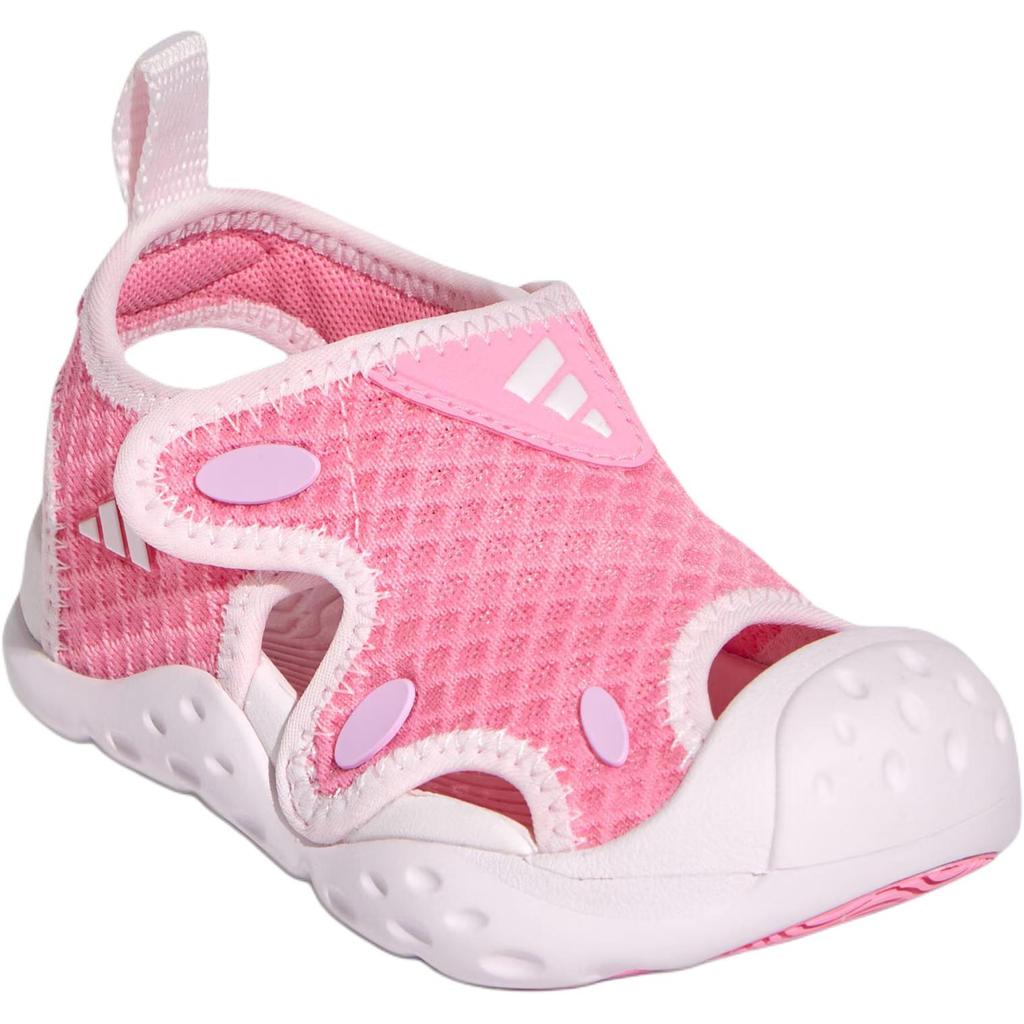Adidas Starstride Sandals Comfortable Casual Non-Slip Wear-Resistant Quick-Drying Low-Top Walking Shoes Baby Sandals Blessing-Pink KI8900