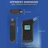 Professioneller LCD-Bildschirm Messgerät Schnelle Reaktion Testgerät Tester Alkoholtester mit Piepton Taschenlampe