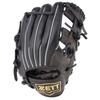 ZETT Youth Soft Steer Baseball Size SS Heights Up To BJG742610 Glove, All-Around, Right-Handed Throw, Black, (For 120cm),