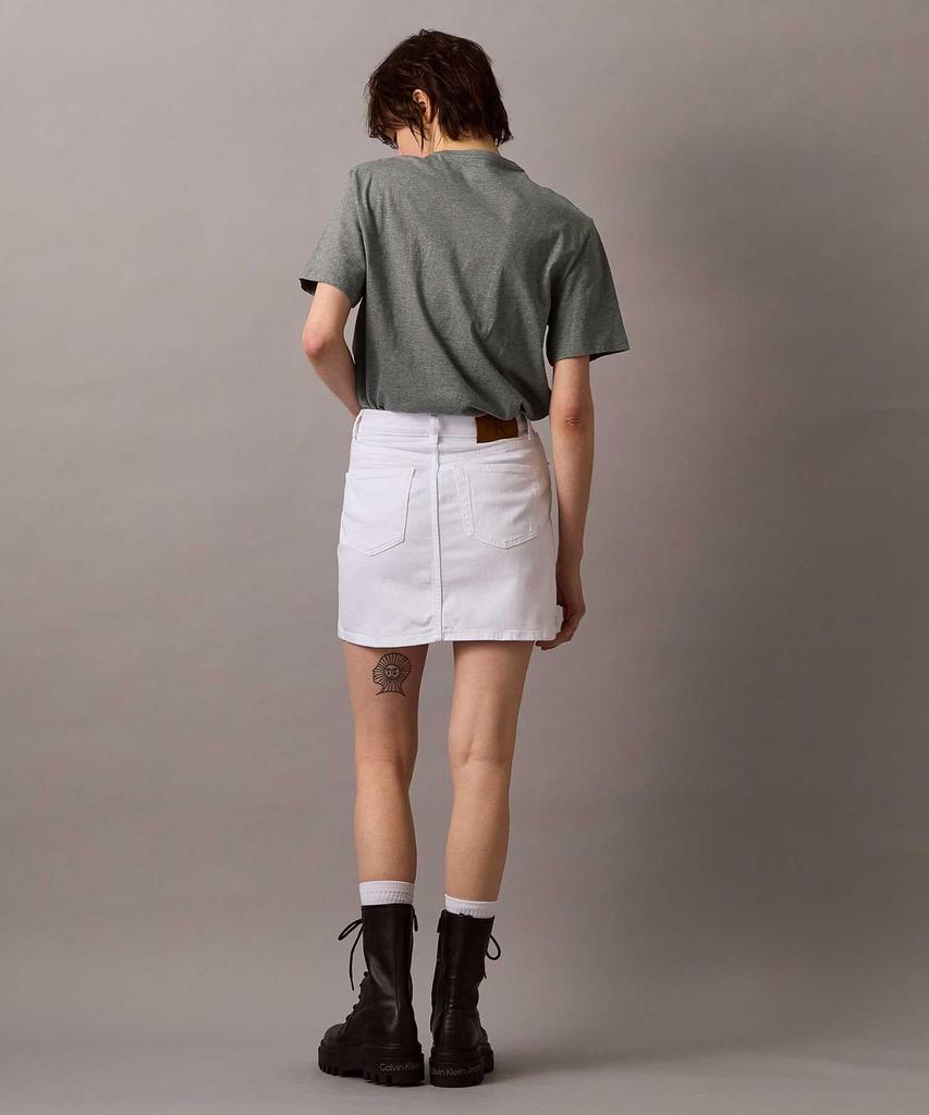 Denim Mini Skirt 47B092G 26 OPTICWHITEUN6 [Calvin Klein] [Official Brand]