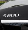 3D Chrome Letters S320L S400L S500 S500L S550 S600 4Matic Top ABS Emblem for Mercedes Benz S Car Trunk Nameplate Logo Sticker