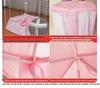 Children's Indoor Pink Hexagonal Princess Tent with Pointed Top