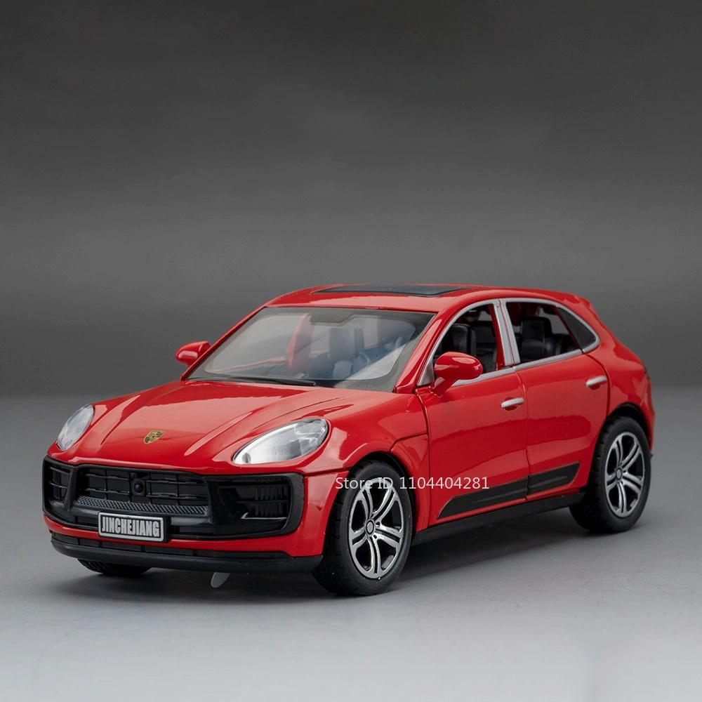 1:32 Scale 911 GT3RS Macan Diecast Model Miniature Car Alloy Toys Pull Back 4 Doors Opened Metal Body Rubber Tire Ornament Gifts