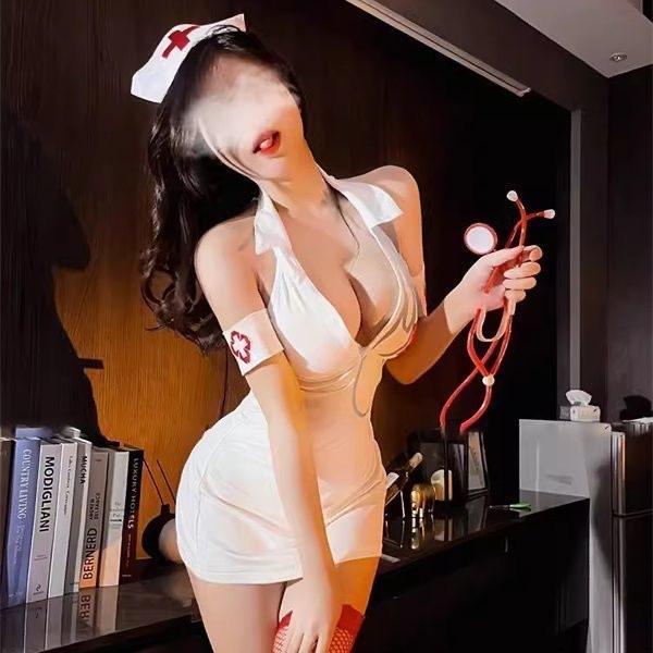 Sex Lingerie Nurse Sexy Passion Midnight Charm Open Crotch Uniform Seduction Robe New Doctor Free Suit
