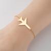 Stainless Steel Plane Pattern Simple Style Personalized Bracelet