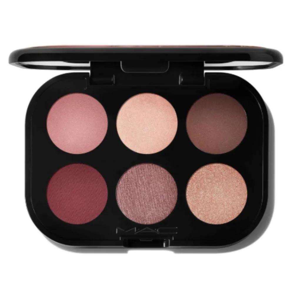 MAC Color Eyeshadow Palette 6-Color Embedded in Burgundy