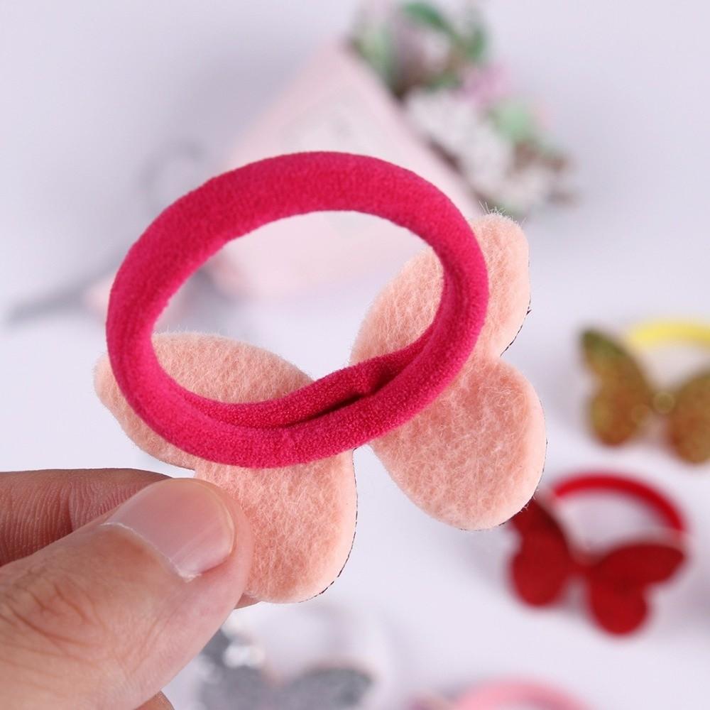 10pcs Glitter Sequin Hair Rubber Bands Rope High Elastic Ponytail Holder  Girl Hair Accessories