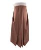 Graduation Hakama with Lace Single Junior Chestnut [KYOETSU] Cord, Plain, Piece, (18. Brown, 91cm)