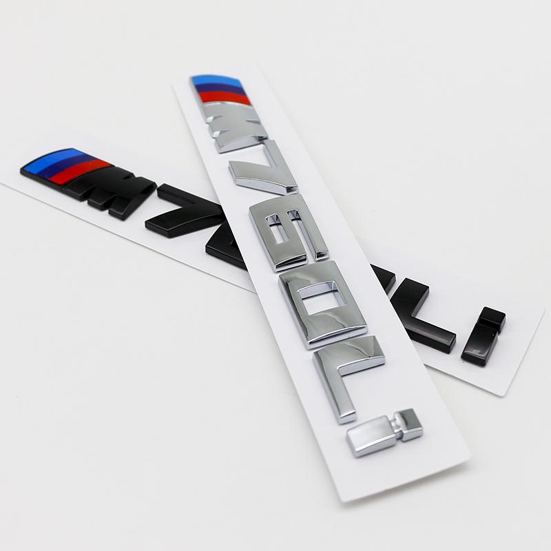 Auto 3D ABS Kofferraum Buchstaben Logo Plakette Emblem Aufkleber Für BMW M140 M145 M235 M240 M340 M530 M550 M760LI M135 E39 E60 E61 F48