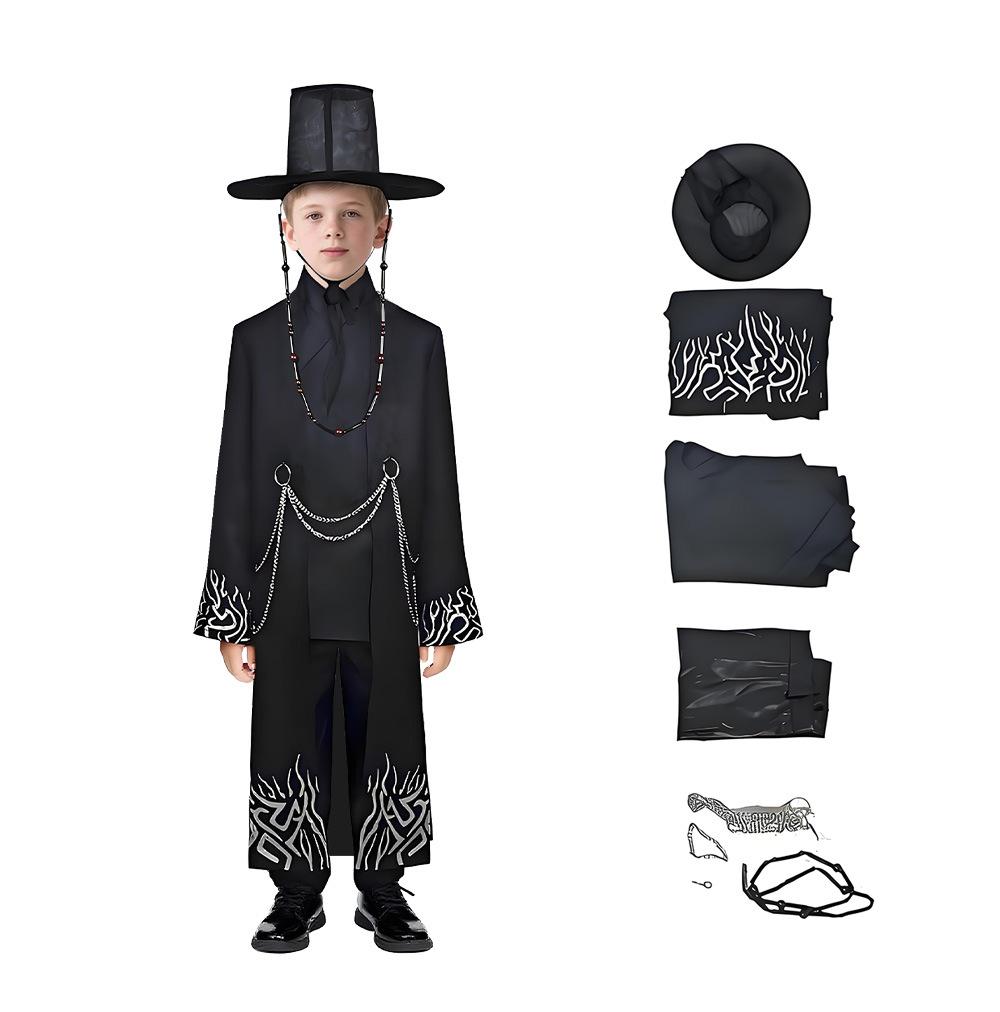 Anime Kpop Boys Role Play Party Cosplay Costume Demon Hunters Boys Jinu Halloween Party Carnival Costume Outfit Suit For Kids