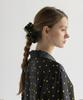 2Dreamers Lemon Dot Silk Scrunchie