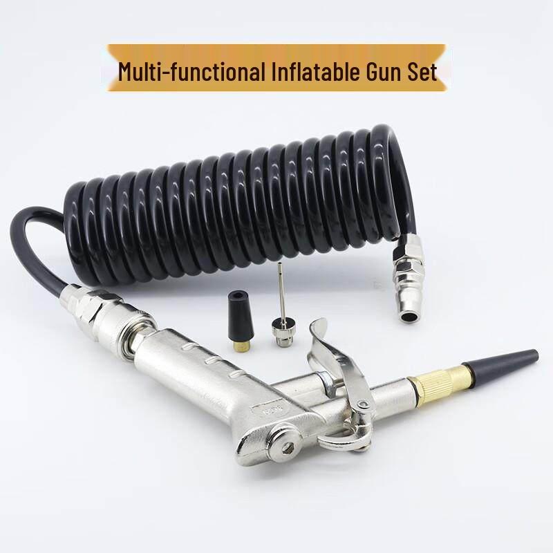 Multi-functional Air Inflator Nozzle with 9m Hose Kit