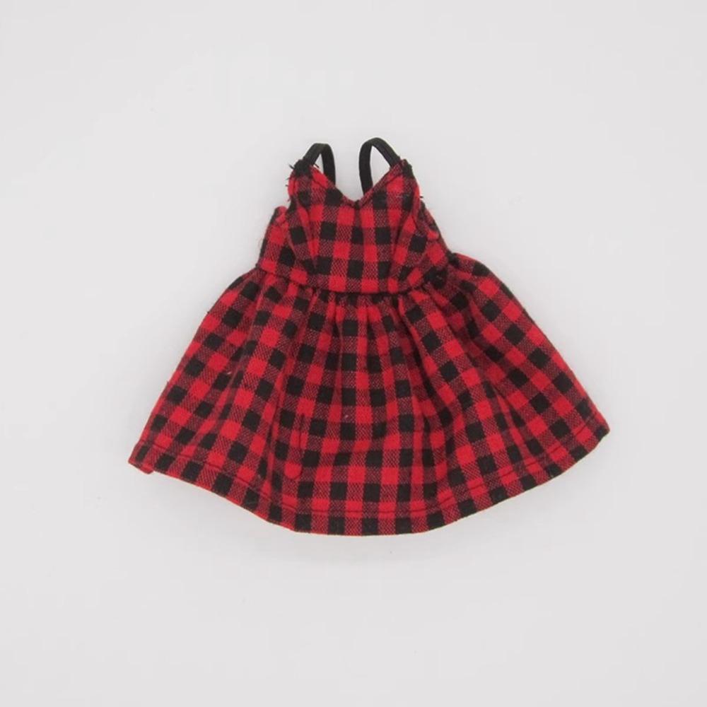 Fashion Doll Strap Dress Cute Dolls Skirt for azone ob22/24/27 Dolls For blythe Dolls