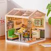 ROBOTIME Rolife 3D Puzzle Super Creator Hong Kong Bites Cafe DIY Miniature House (DW021) | 1:24 Scale