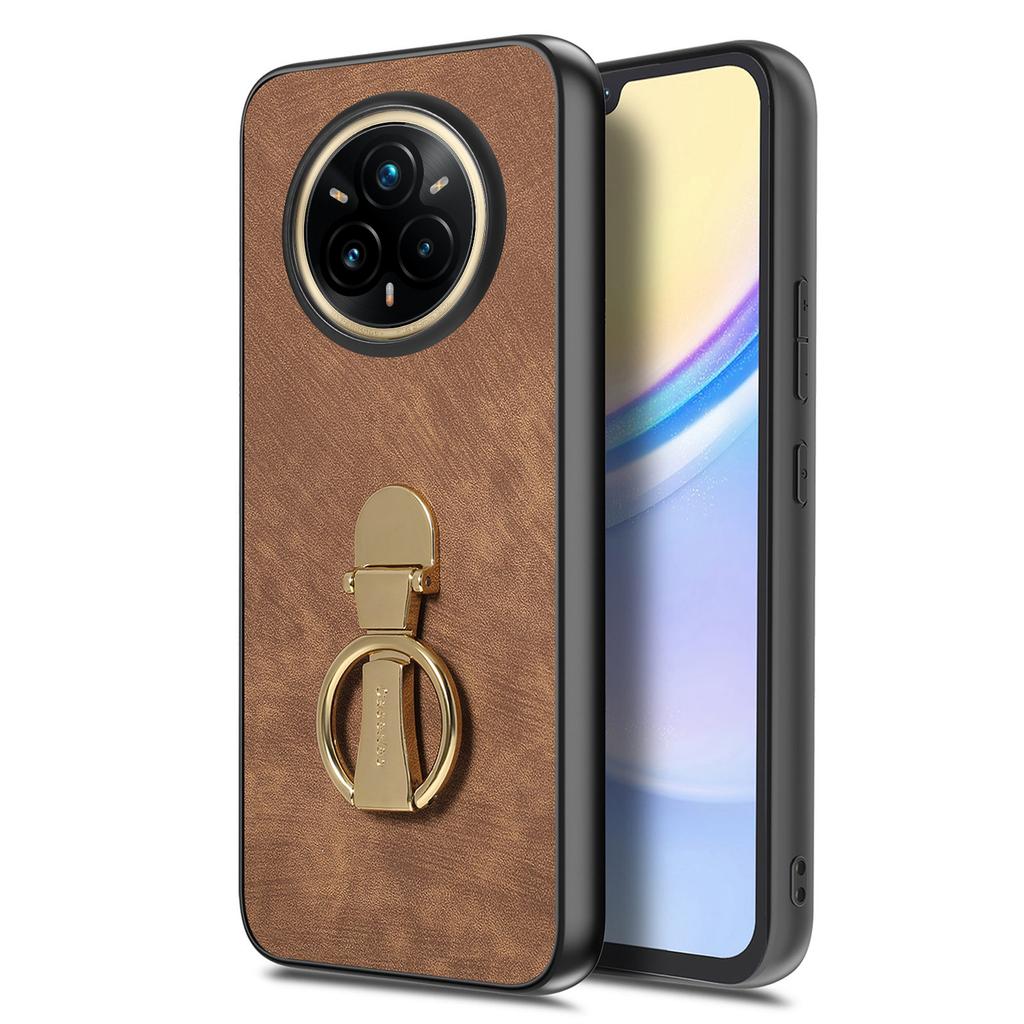 Pro Realme 14 Pro 5G Pouzdro CASENEO D22 Skládací Stojánek Retro Kožený Zadní Kryt Telefonu