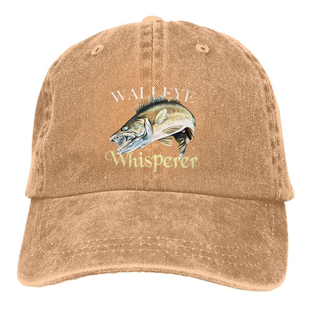 Walleye Whisperer Baseball Cap Unisex Hats Women Visor Protection Snapback Fish Go Fishing FisherUnisex Caps