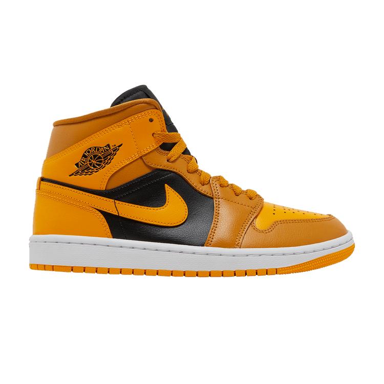 Air Jordan 1 Mid Chutney Damen Sneaker Gold Schwarz Weiß BQ6472-700