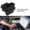 OBD2 Splitter Adapter 16 Pin Male To 2 Female OBDII Splitter for Connector Plug & Play Diagnostic Extender