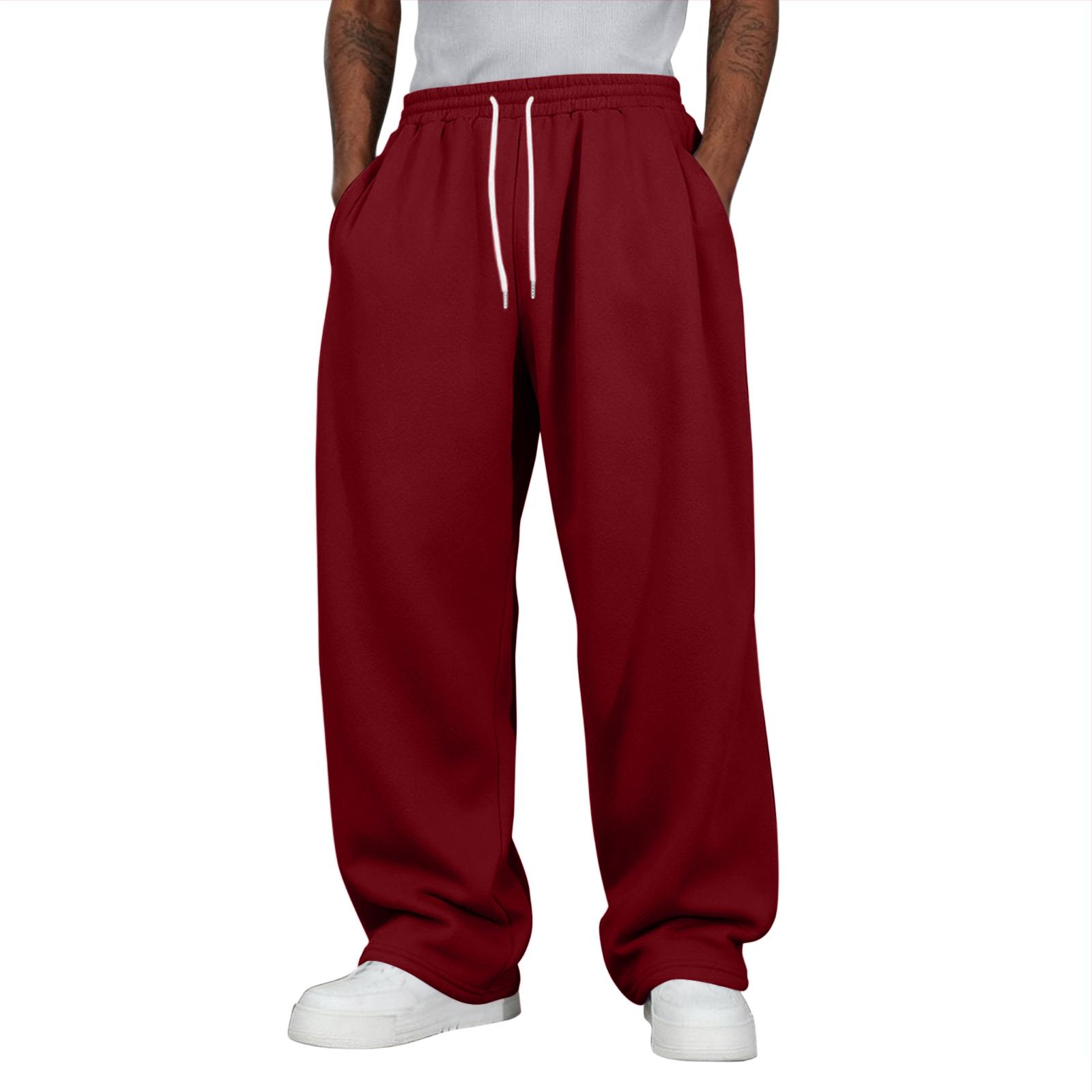 

Men s Loose Casual Sweatpants Elastic Waist Drawstring Sports Pants XXL