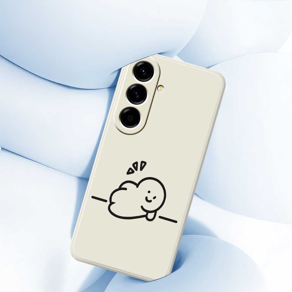 For Samsung Galaxy A56 5G Case Stick Figure Pattern Printing Straight Edge TPU Phone Back Cover