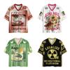 2026 Alpha Male Cat & Frog Meme Mesh Football Jersey Bundle, 4 Styles V-Neck Graphic Tee Y2K Unisex Streetwear Short Sleeve Top