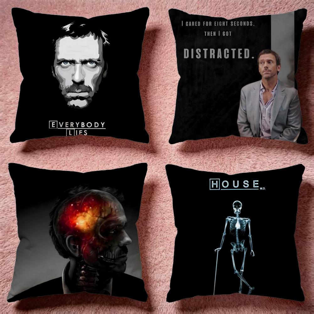 Fashion HHouseable Cushion Cover Premium SkinFriendly Pillow Case MultiPurpose for Home Office Travel