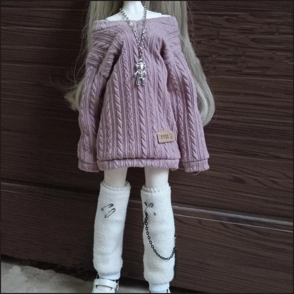 

Новий одяг для ляльок 30/45/60 см для ляльок Bjd 1/3 1/4 1/6, вільний светр, DIY іграшки для дівчаток, одягання, аксесуари для ляльок, без ляльки fit to 60cm doll