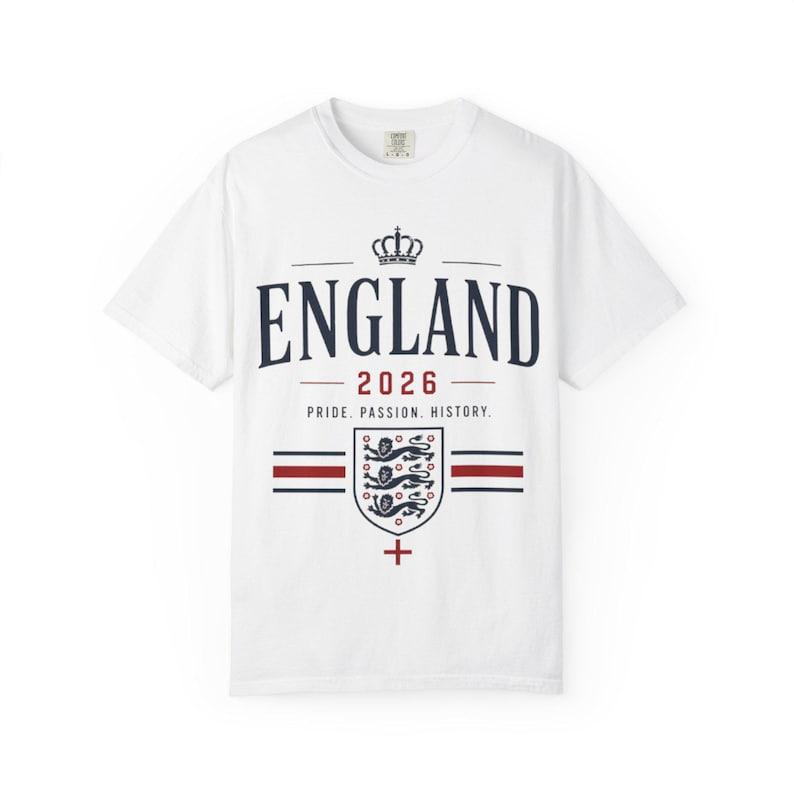 England 2026 World Cup Football Fan T-Shirt | Unisex Graphic Tee 2XL