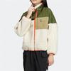 Adidas Printed Logo Zip-Up Retro Sports High-Neck Jacket for Women, Colorblock