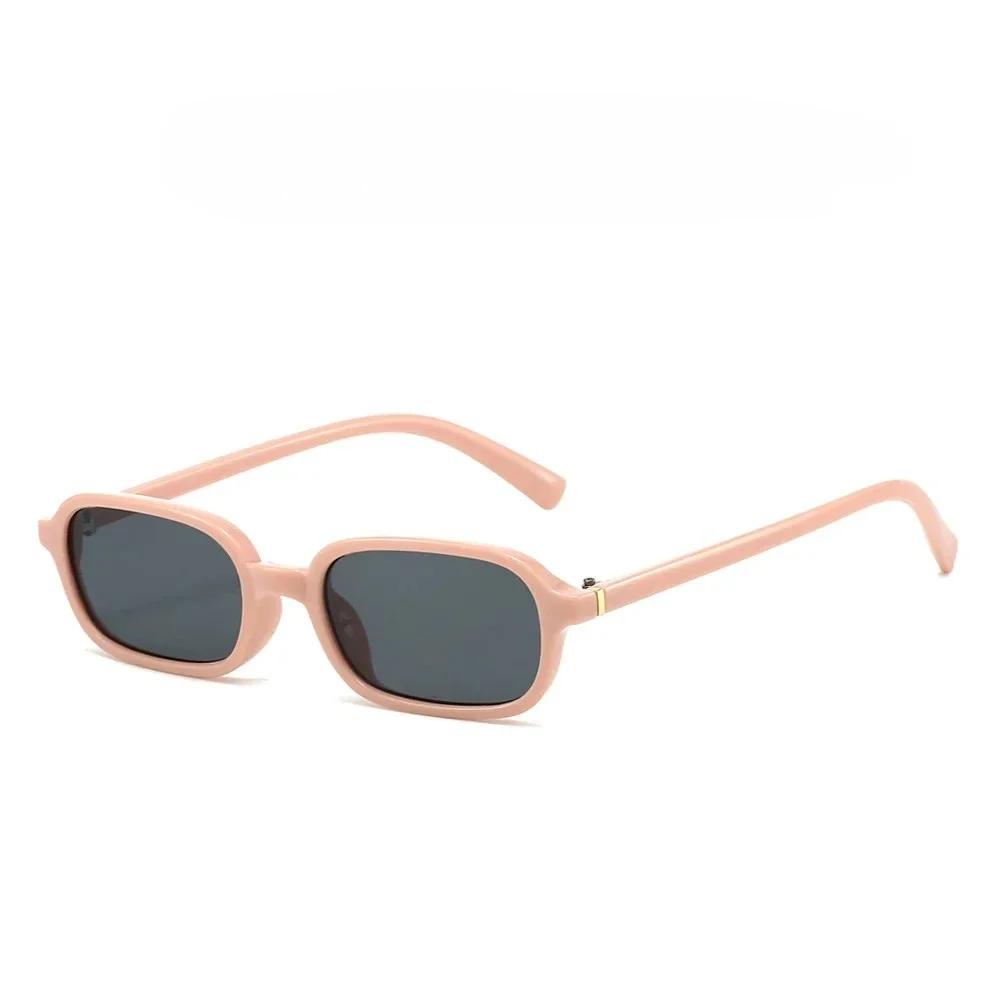 Fashionable and Personalized Small Frame UV Resistant Sunglasses Unisex Versatile Design Essential Sunscreen for Outdoor Travel