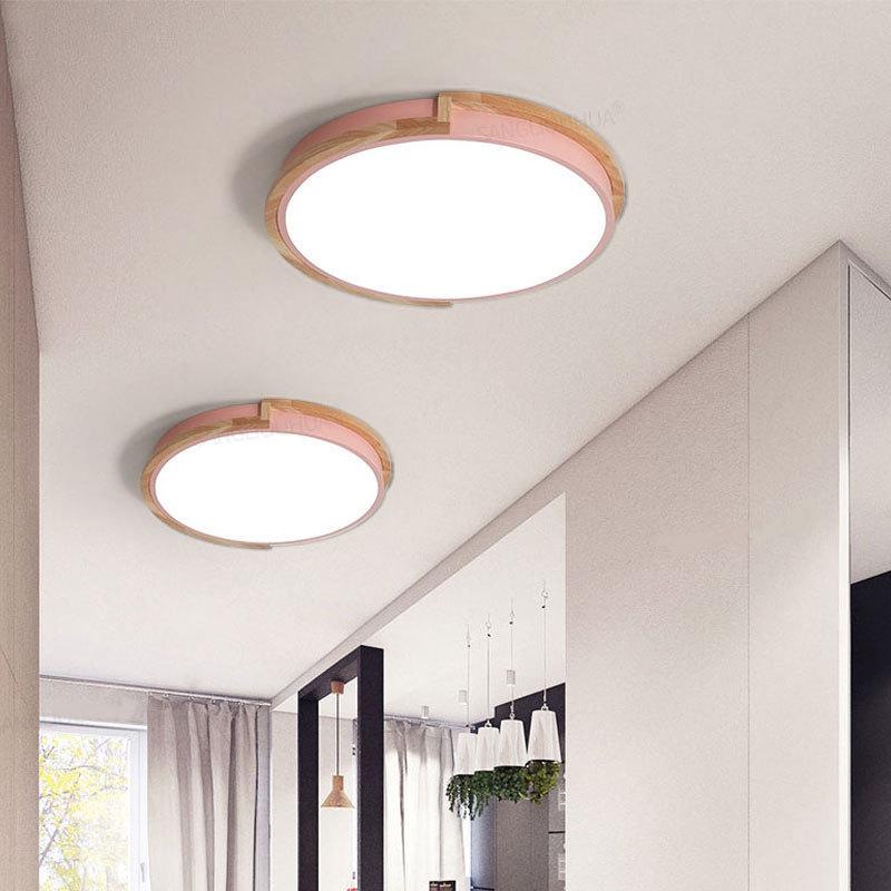 Modern LED Ceiling Light Macaron Chandelier For Bedroom Living Dining Room Aisle Home Decor Interior Lighting Fixture Lustre