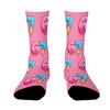 Warm 67 Meme Crew Long Socks Cartoon Creativity Stockings 67 Meme Ice Cream Socks  For Men Women